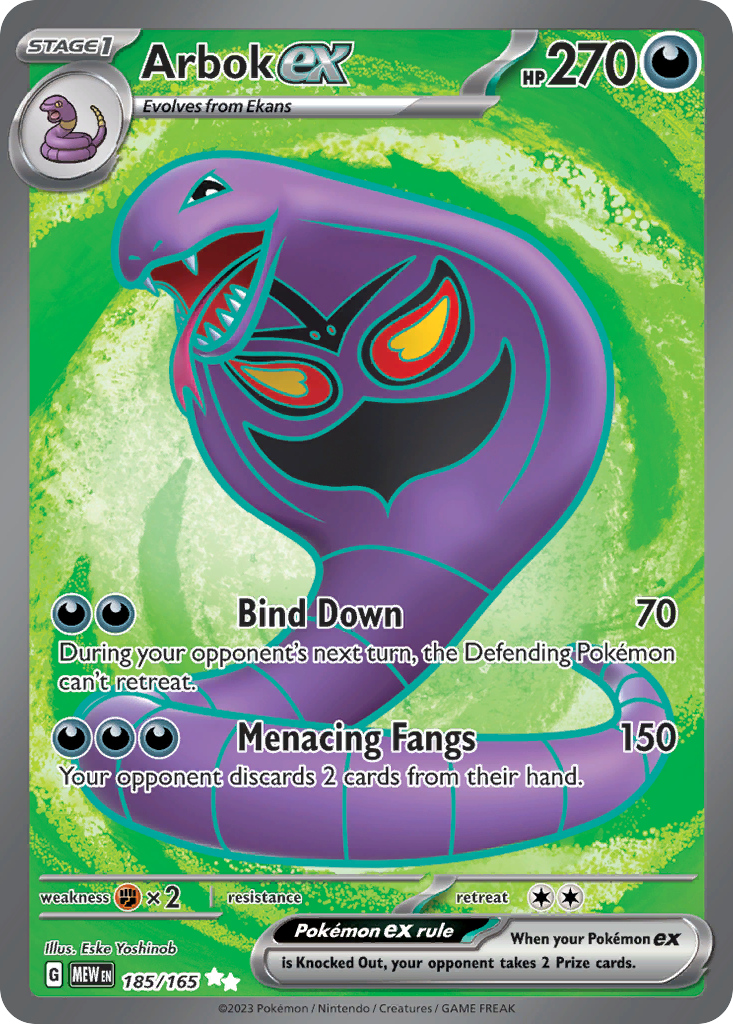 Arbok Cards | Dex - for TCG Collectors
