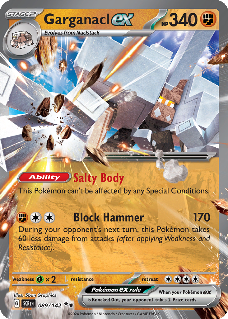 garganacl pokemon card value Garganacl Cards | Dex
