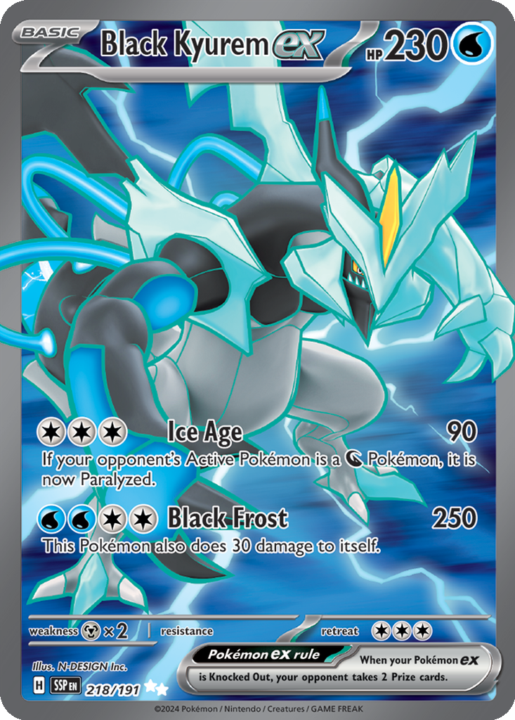 Black Kyurem EX ポケモンカード　※スリーブ付き※ Black Kyurem ex | Dex - for TCG Collectors