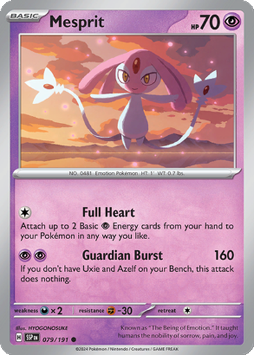 mesprit pokemon card C Full Heart Mesprit | Astral Radiance |