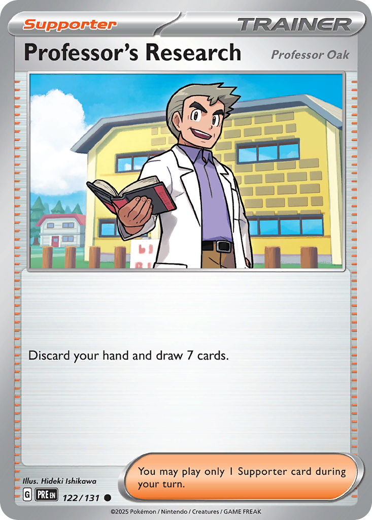 pokemon professor cards Program Promos Master Set List - Collecting Trainer / / Card Text Professor's Research Oak Card -