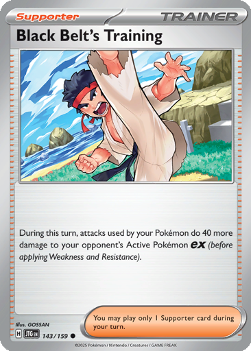 Black Belt's Training | Dex - for TCG Collectors