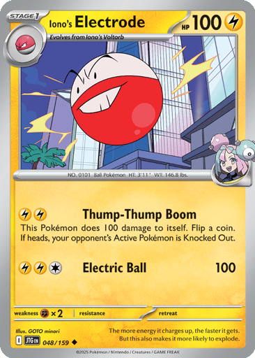 1995 electrode pokemon card ELECTRODE - 18/64 - 1st Edition Jungle - Error - Rare - Pokemon Card