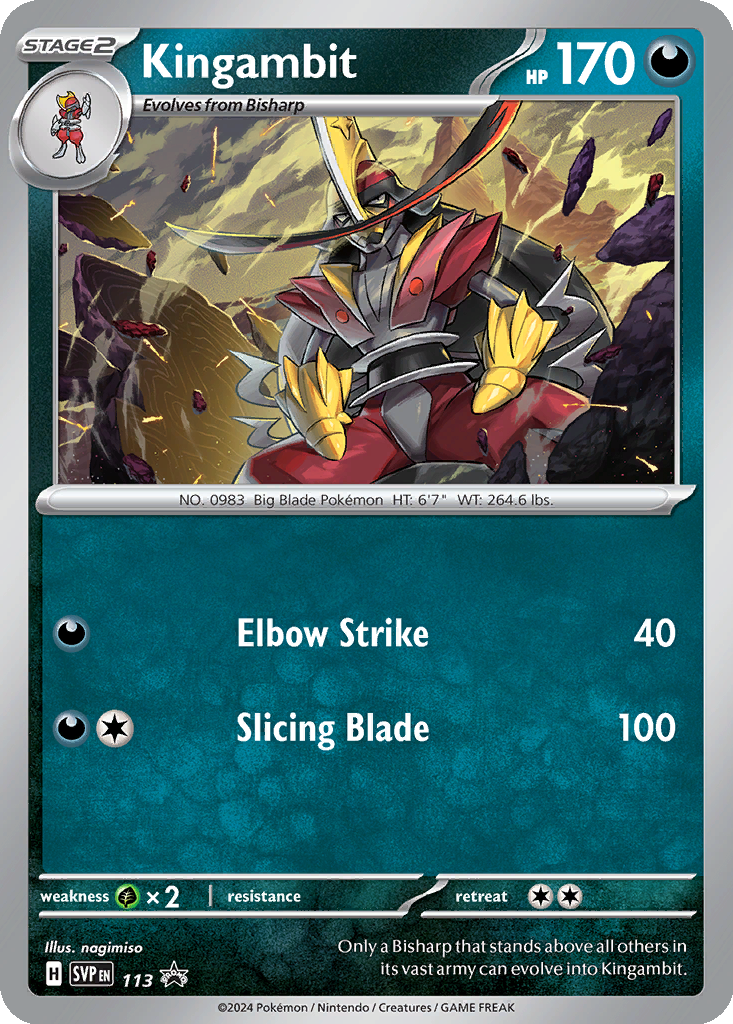 Kingambit Cards | Dex - for TCG Collectors