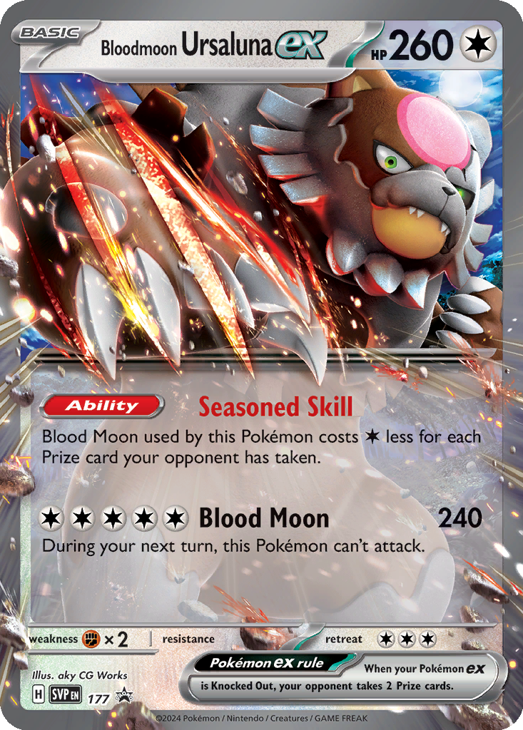 Bloodmoon Ursaluna ex | Dex - for TCG Collectors