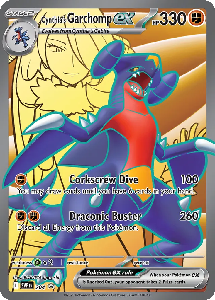 pokemon card garchomp ex Cynthia's Garchomp ex | Dex