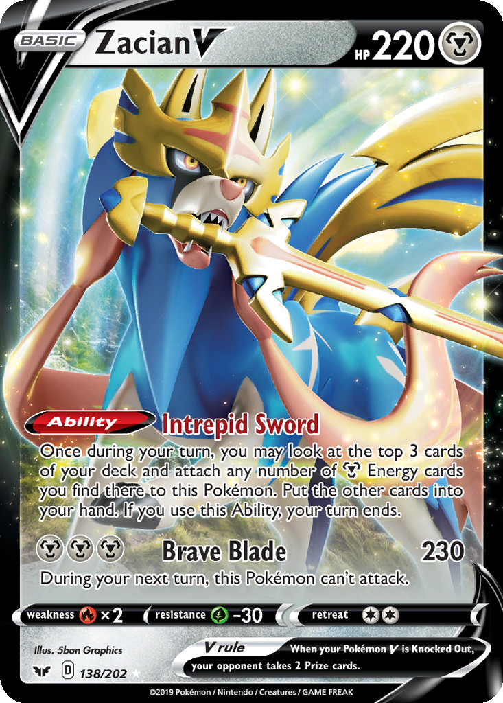 Zacian V | Dex - for TCG Collectors