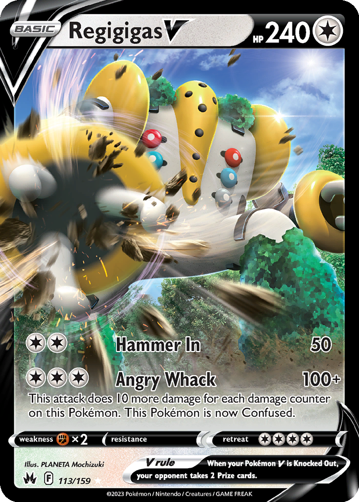 regigigas ex pokemon card Amazon.com: Regigigas V & VSTAR - 114/159 - Crown Zenith main image 0