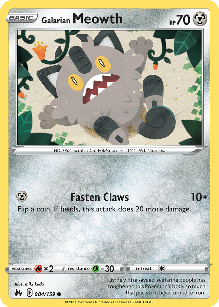 Galarian Meowth | Dex - for TCG Collectors