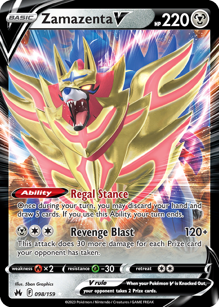 Zamazenta V | Dex - for TCG Collectors