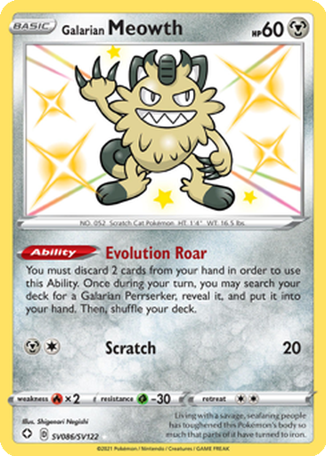 Galarian Meowth | Dex - for TCG Collectors