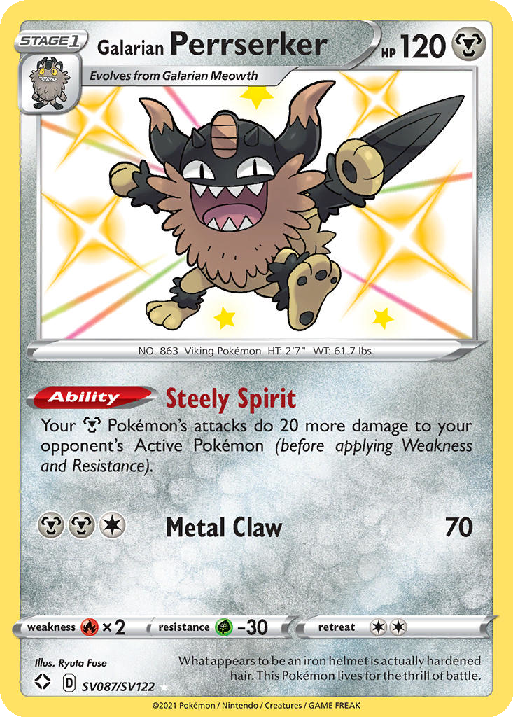 perrserker pokemon card value Galarian Perrserker | Dex