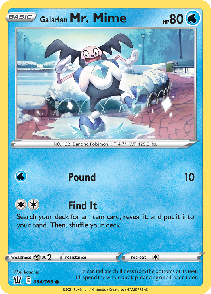 Galarian Mr. Mime | Dex - for TCG Collectors