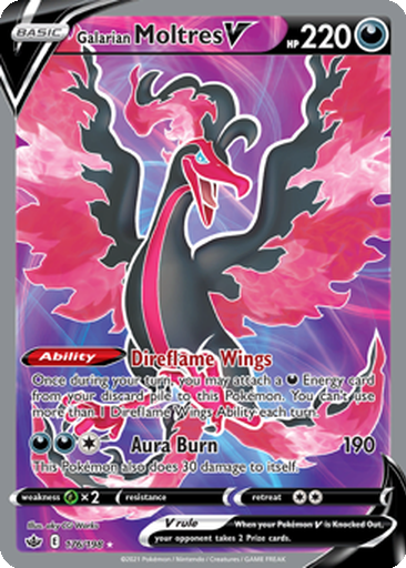 Galarian Moltres V | Dex - for TCG Collectors