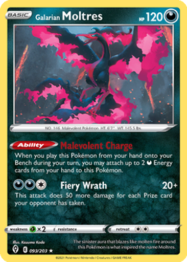 Galarian Moltres | Dex - for TCG Collectors