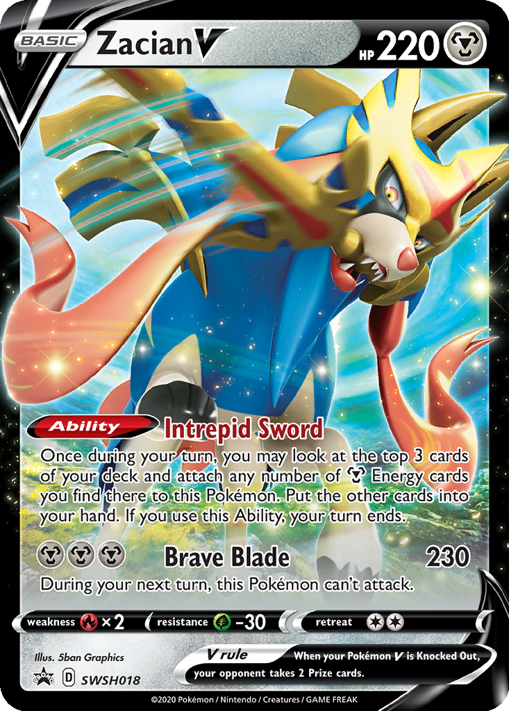Zacian V | Dex - for TCG Collectors