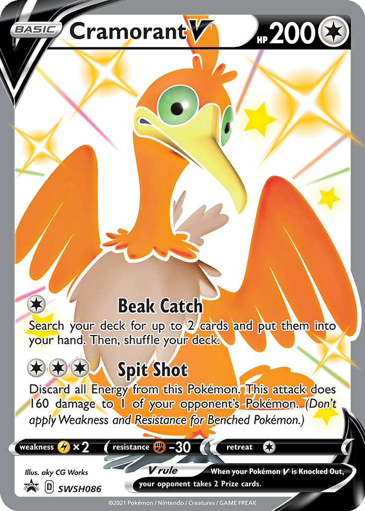cramorant pokemon card price Cramorant Holo Pokemon Prize Pack Series 3 Promo Pokemon Card NM/LP