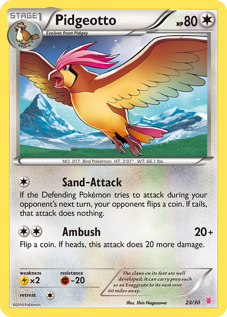 pidgeotto pokemon card value POKEMON Trading Card Stage 1 Pidgeotto HP90 163/197 2023