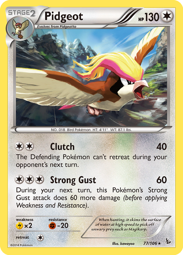 pidgeot pokemon card Pokemon Trading Card Game Obsidian Flames Single Card Ultra Rare Pidgeot ex  217