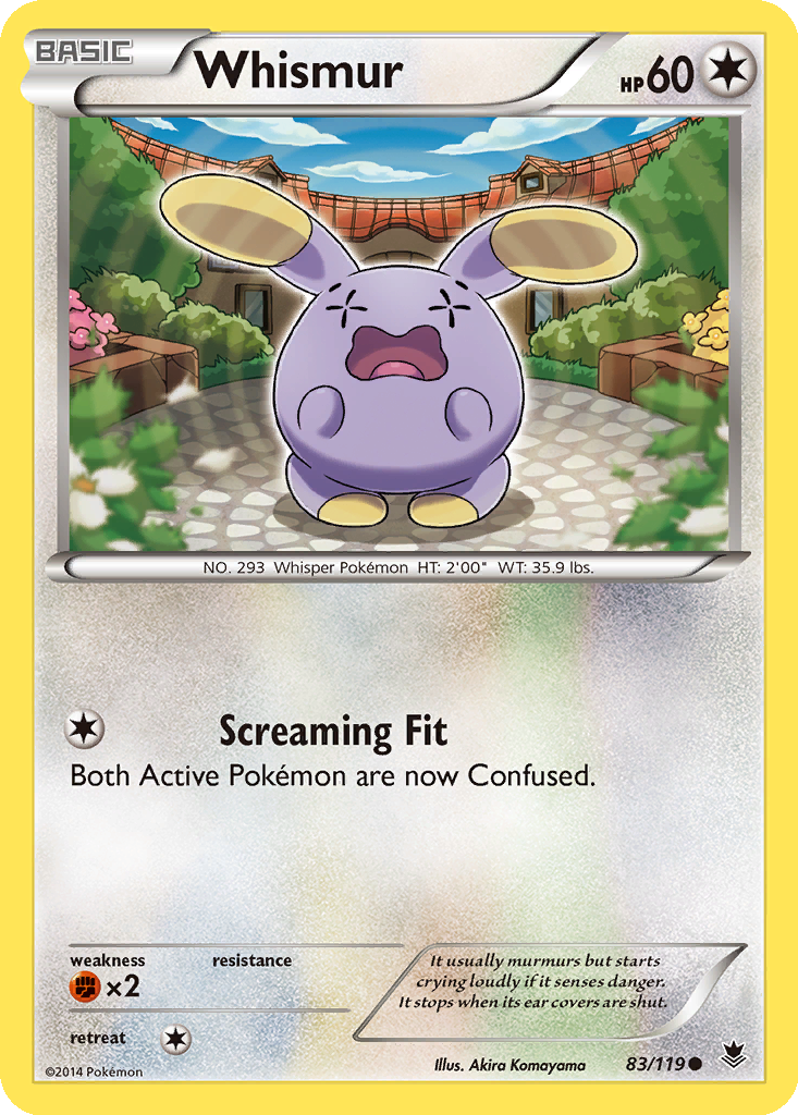 whismur pokemon card Whismur | Dex